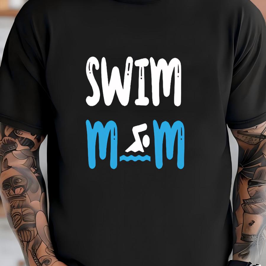 Swim Mom Hoodie, Swimming Moms Tank Top, Hoodie, Sweatshirt, Long Sve T-shirt