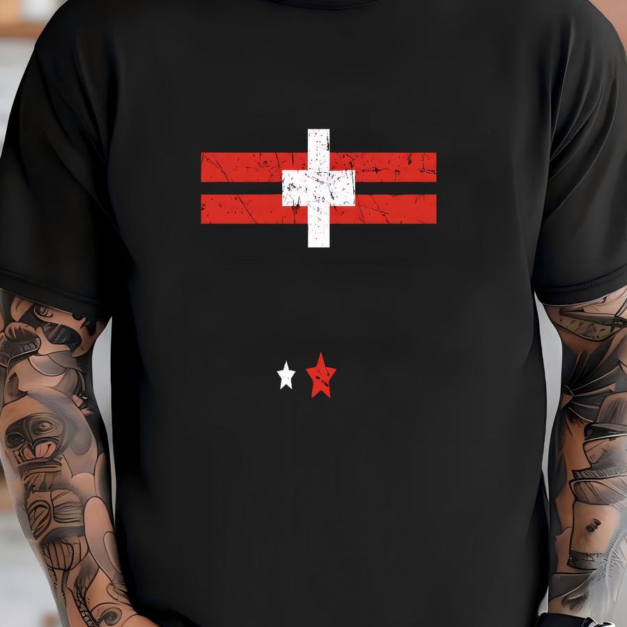 Switzerland Hoodie, Switzerland Flag Tank Top, Swiss Hoodie, Sweatshirt, Long Sve, Kids Tee Apparel Gift T-shirt