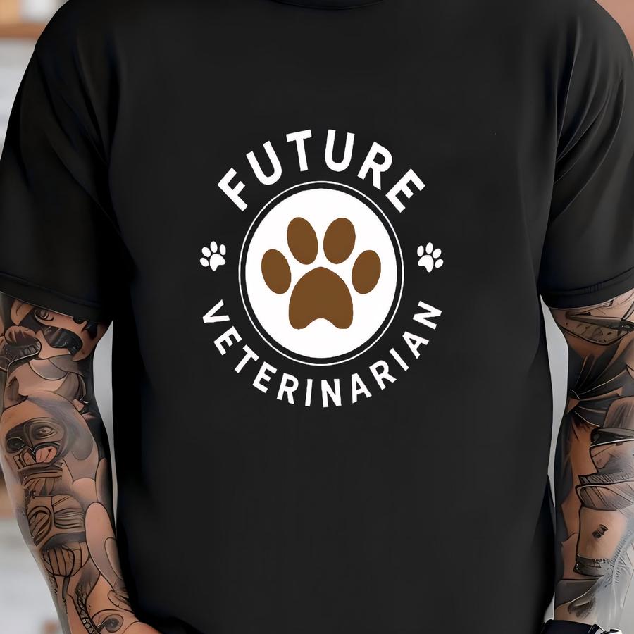 Future Veterinarian Hoodie, Veterinary School, Vet Tech, Tank Top, Hoodie, Sweatshirt, Long Sve, Kids Tee Apparel Gift T-shirt