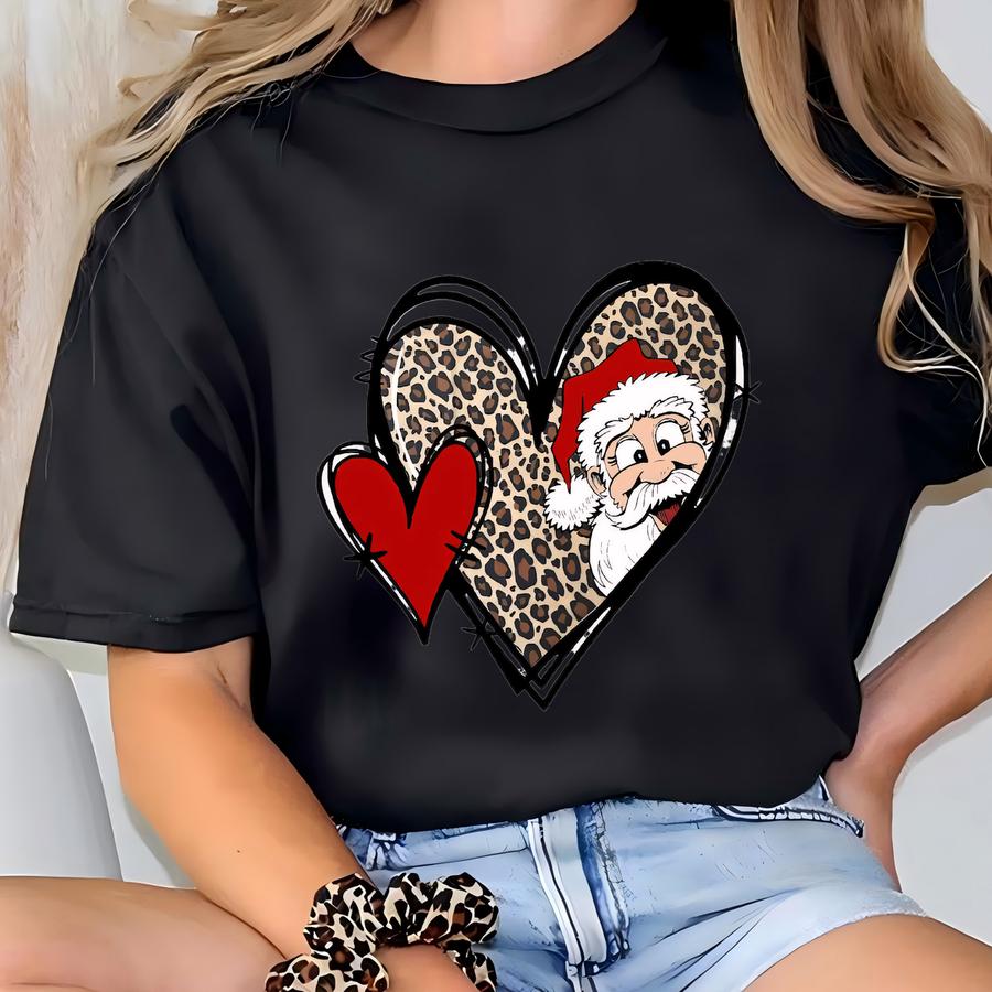 Christmas Love Shirt, Santa Shirt, Santa Love Shirt, Christmas Shirt, Christmas Family Shirt, Merry Christmas Shirt, Christmas Gift T-shirt