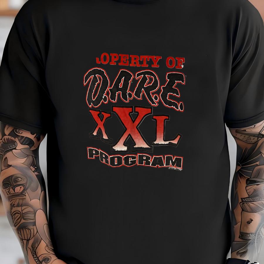 Vintage 1995 Dare Program Single Stitch Shirt - Sz L - 420 90s Grunge Straight Edge Tee T-shirt