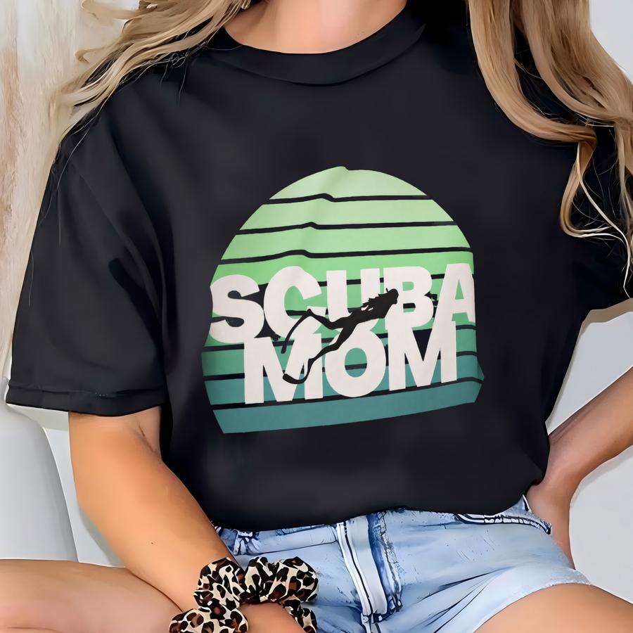 Scuba Mom Hoodie, Diving Hoodie, Scuba Diving, Dive Sweater, Diver Sweatshirt, Gift For Mom, Mothers Day, Scuba Diving T-shirt