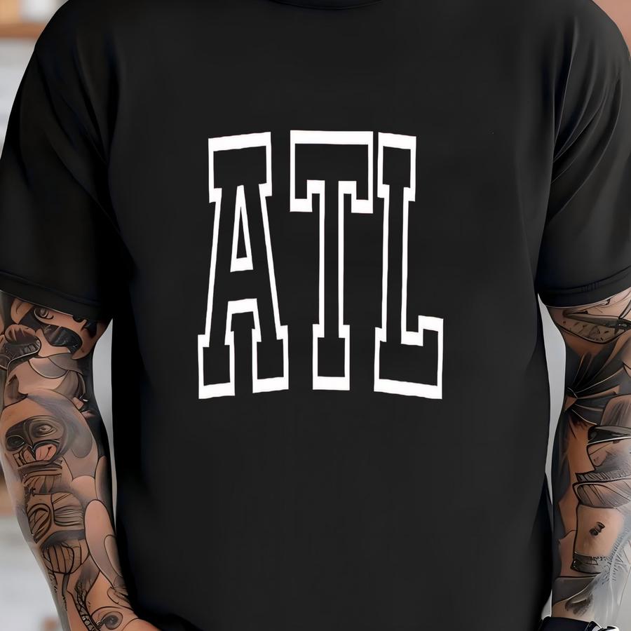 Atl Shirt - Unisex - Atlanta Shirt - Atl T Shirt - Varsity T Shirt - Atlanta Georgia Shirt T-shirt