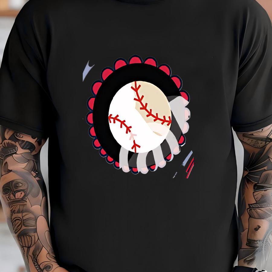 Atlanta Braves Sugar Skull Print 11x14 T-shirt