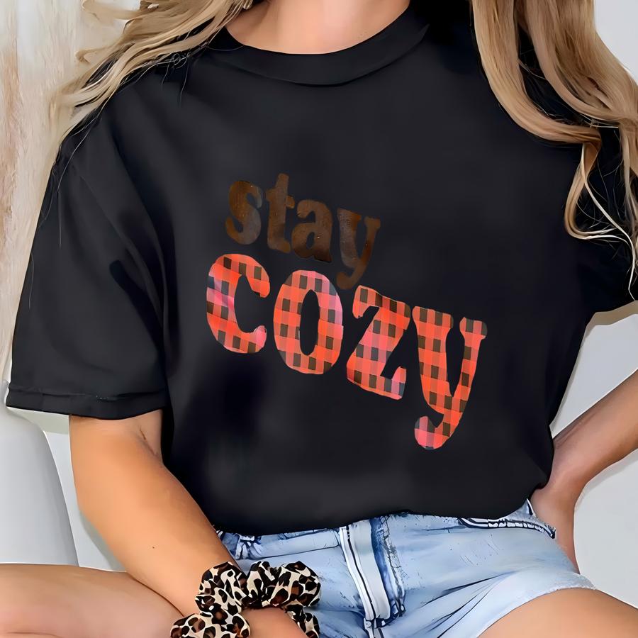 Stay Cozy | Winter Sweatshirt | Holiday Apparel | Independent Trading Co | Customize T-shirt