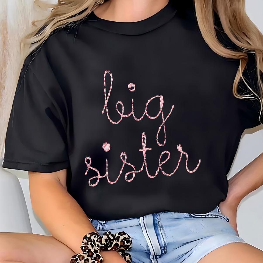 Big Sister Shirt, Pregnancy Announcement Shirts, Big Sister Dress, Big Sister T-shirt