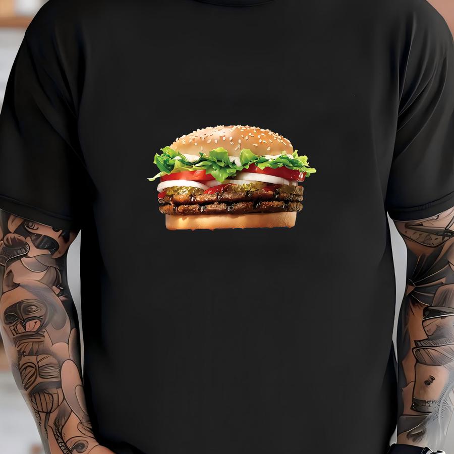 Burger Taster Hoodie, Funny Hamburger, Cheeseburger Tee, Kids Hoodie, Fast Food Tank Top, Hoodie, Sweatshirt, Long Sve Kids Tee T-shirt