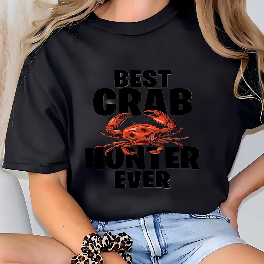 Crab Shirt. Crabbing Shirt. Gift For Fisherman. Crab Hunter Tshirt. Crab Lover Shirt. Crab Hunting Gift. Funny Crab Gift. Sfish #os3982 T-shirt