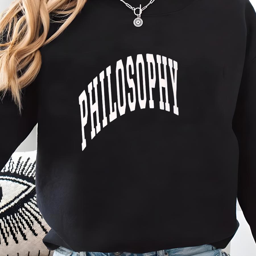Philosophy College Style Sweatshirt, Philosophy Student Sweater (unisex) Sweatshirt