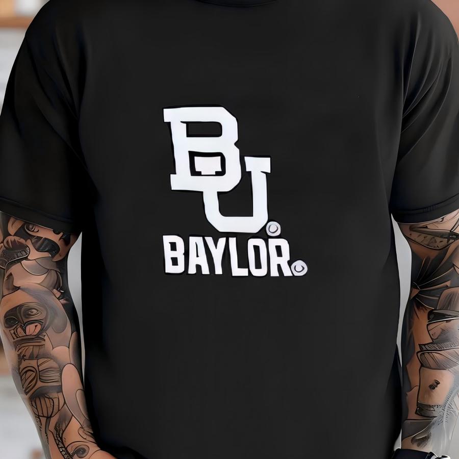Baylor Camo Detail Crop Polo T-shirt