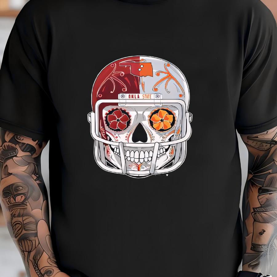 Bedlam Oklahoma Football (ou / Osu) Sugar Skull Sweatshirt T-shirt
