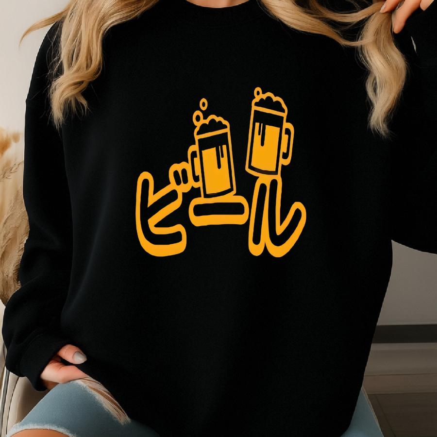 Beer Shirt - Bi-ru Japanese T-shirt - Beer Lover Gift Sweatshirt