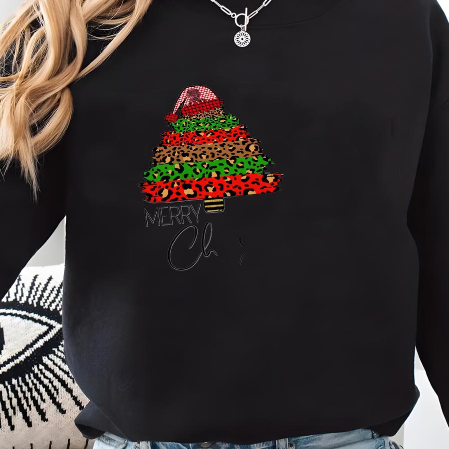 Merry Christmas Sweatshirt, Christmas Sweatshirt, Holiday Sweatshirt, Christmas Gift, Deer Christmas Sweatshirt, Christmas Family Sweater Sweatshirt