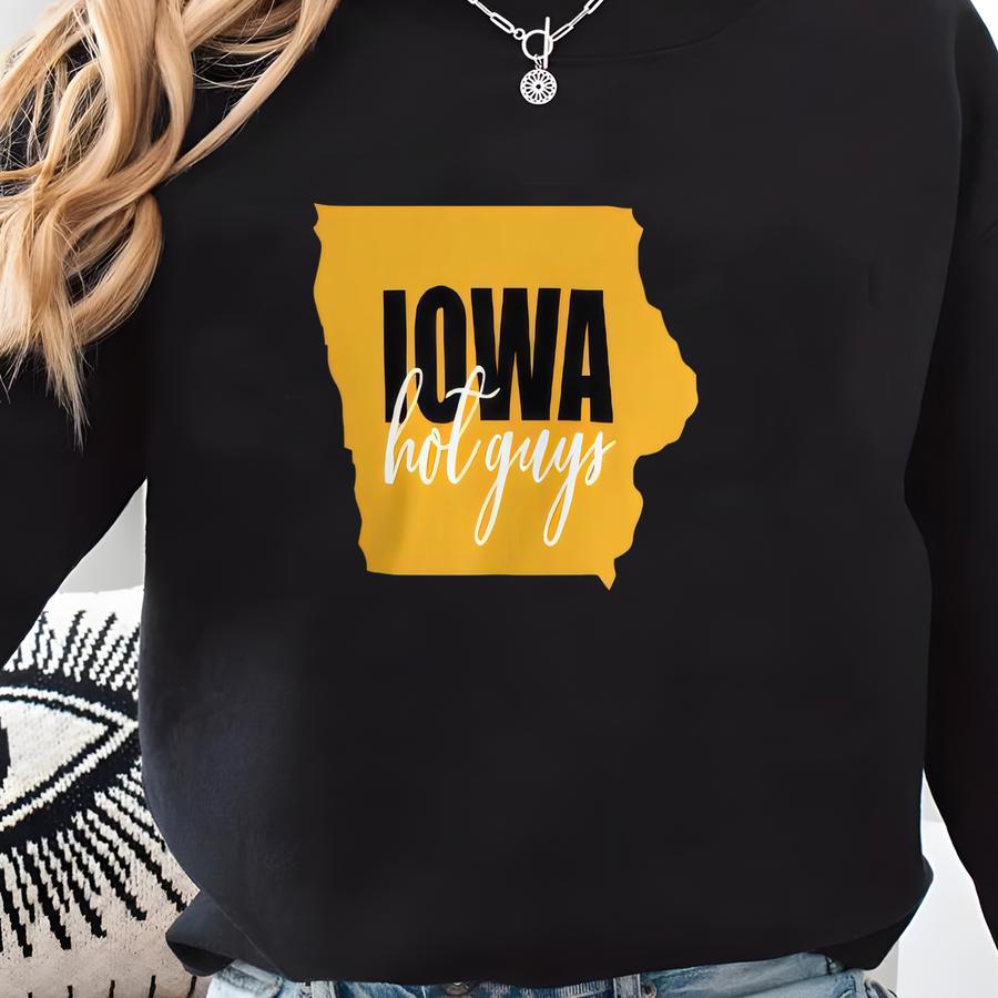 Iowa Hot Guys Short-sve Unisex T-shirt Sweatshirt