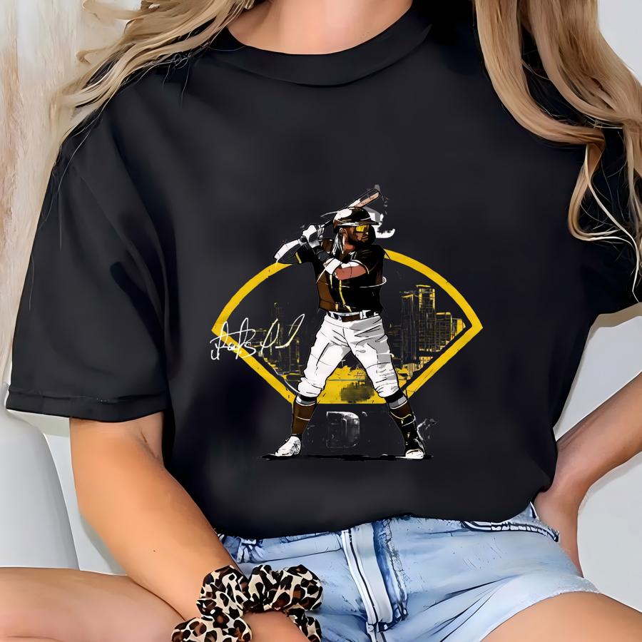 Fernando Tatis Jr. Kids Hoodie - San Diego Baseball Fernando Tatis Jr. Field Wht T-shirt