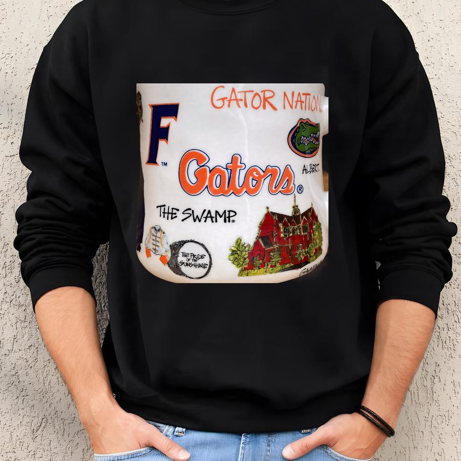 Licensed University Of Florida, Gators Collegiate Coffee Mug With My Hand Poured, Soy Candle, Choose Your Scent Sweatshirt Licensed University Of Florida, Gators Collegiate Coffee Mug With My Hand Poured, Soy Candle, Choose Your Scent Sweatshirt