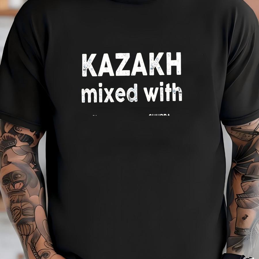 Kazakh Mixed With Hoodie | Food Lover Tee | Kazakhstan Gift Idea | Unisex Shirt T-shirt