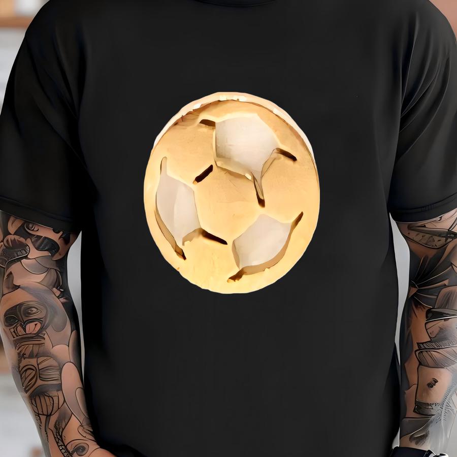 Cute Soccer Ball Earrings - Soccer Player Gift, Soccer Gift, Soccer Ball Gold Stud Earrings, Hypoallergenic Gold Stud Earrings T-shirt