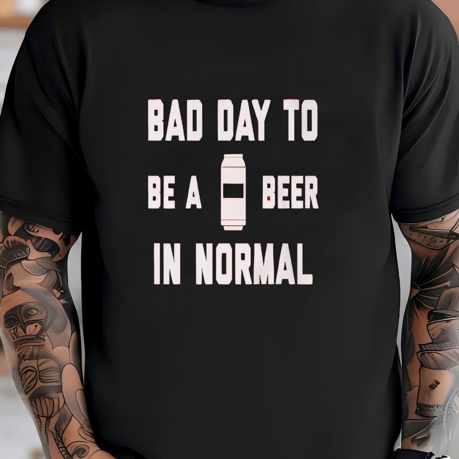 It's A Bad Day To Be A Beer In Normal Men's Sweatshirt, Tailgating Sweatshirt, Football Sweat Shirt - Men's Sweatshirt T-shirt