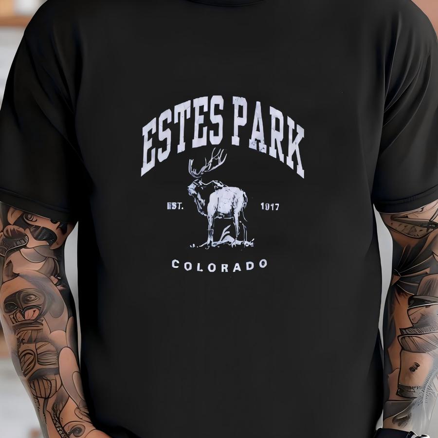 Vintage Estes Park Colorado Spellout Crewneck Sweatshirt M Size (m-l) T-shirt