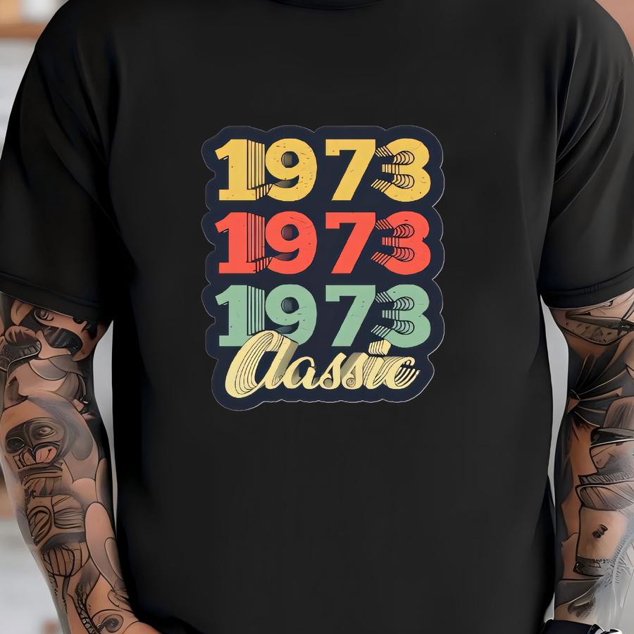 Retro 1973 Trucker Hat: 50th Birthday Celebration T-shirt