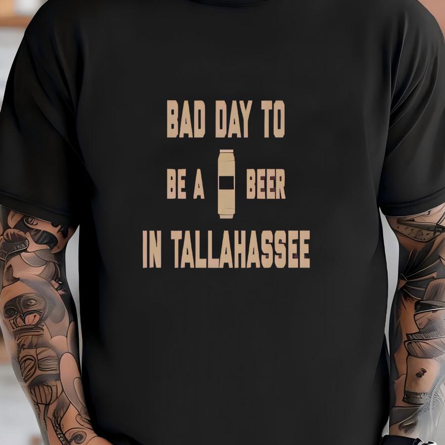 It's A Bad Day To Be A Beer In Tallahassee Men's Long Sve Hoodie, Tailgating Long Sve Tee, Football Long - Men's Long Sve Hoodie T-shirt