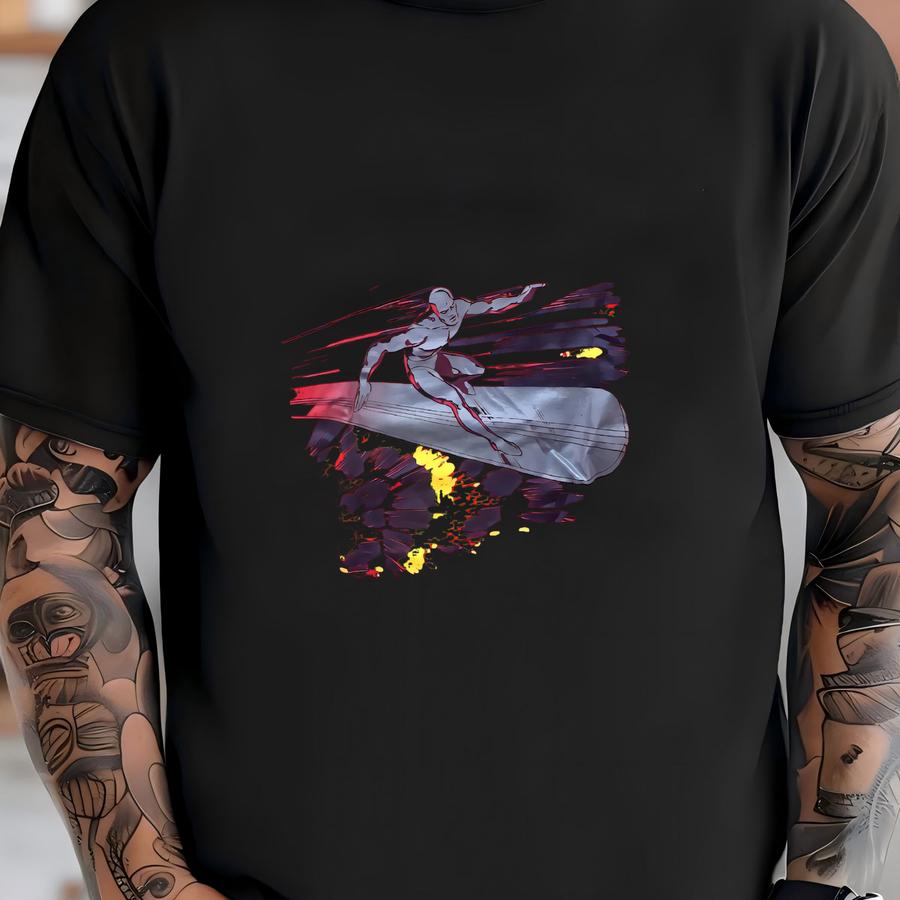 Vintage 1980s Joe Satriani Surfing With The Alien 1988 Red Concert Tour Hoodie Size Large Metal Hard Rock Band Cotton Graphic Tee T-shirt