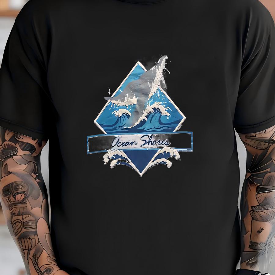 Vintage 80s Ocean Shores Art Animal Fruit Of The Loom Tag Crewneck Sweatshirt M Size (s-m) T-shirt