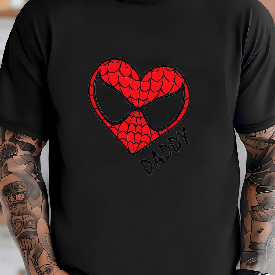 Super Hero Family Shirt Valentine's Day Spiderman Inspired T-shirt