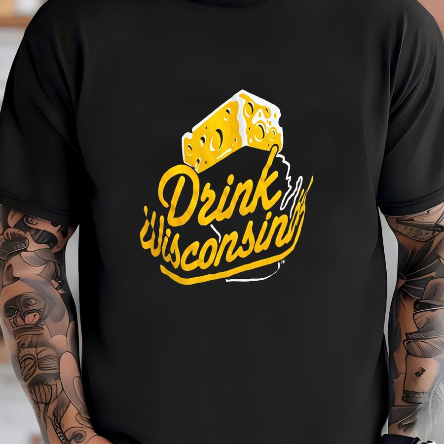 Drink Wisconsibly Chambray Shirt | Women's Shirt | Shirt | Women's Shirt | Fan | Green Bay Gift T-shirt