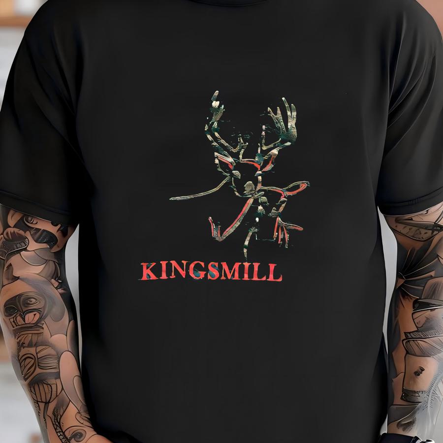 Vintage 90s Kingsmill Art Animal Hanes Tag Crewneck Sweatshirt L Size T-shirt