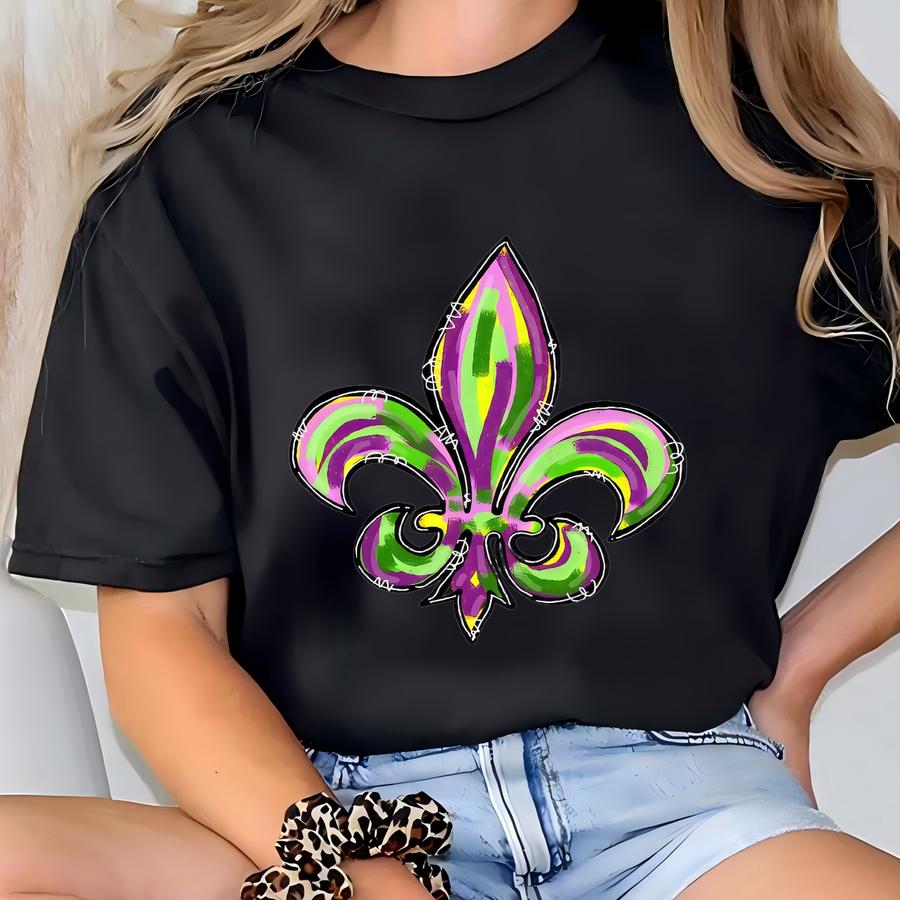 Fleur De Lis Shirt, Mardi Grass Saints Shirt, Mardi Grass Shirt, Mardi Grass Festival Shirt, Funny Mardi Grass Shirt, New Orleans Shirt T-shirt