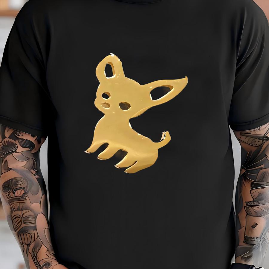 Cute Chihuahua Dog Earrings - Gold Stud Earrings, Hypoallergenic Gold Stud Earrings T-shirt