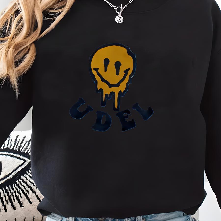 Tie Dye Drippy Face Hoodie Sweatshirt