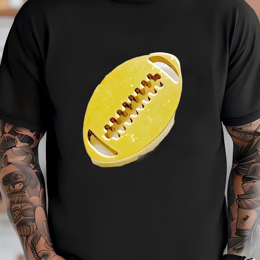 Football Gold Stud Earrings, Football Gift, Football Mom, Cheerleader Gift, Gold Stud Earrings, Hypoallergenic Stainless Steel T-shirt