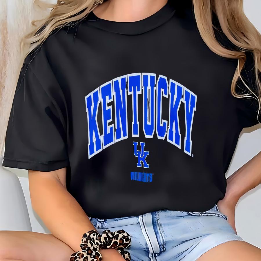 University Of Kentucky Sweatshirt Sweater Pullover Jumper Large Size Long Sve Dark Gray Shirt College Usa State Crew Neck Wildcats T-shirt