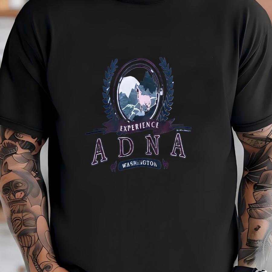 Vintage 90s Art Animal Adna Washington Experience Distressed Sweatshirt L Size T-shirt