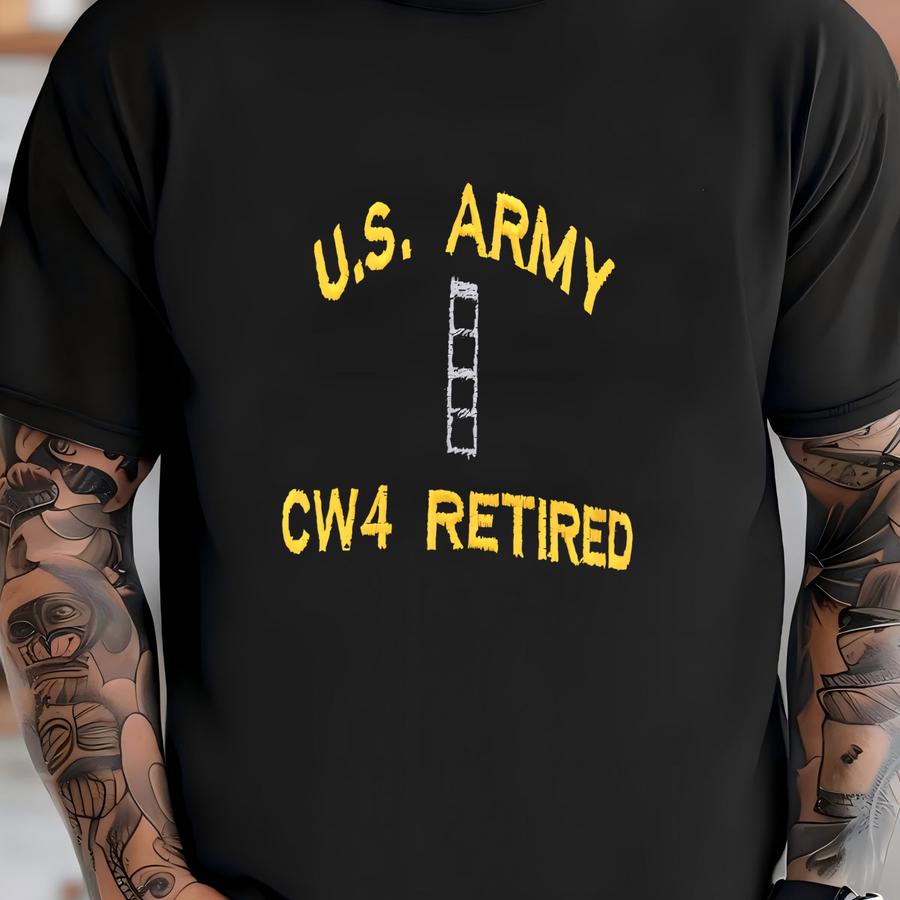 Us Warrant Officer Retired Hat - All Ranks Available T-shirt