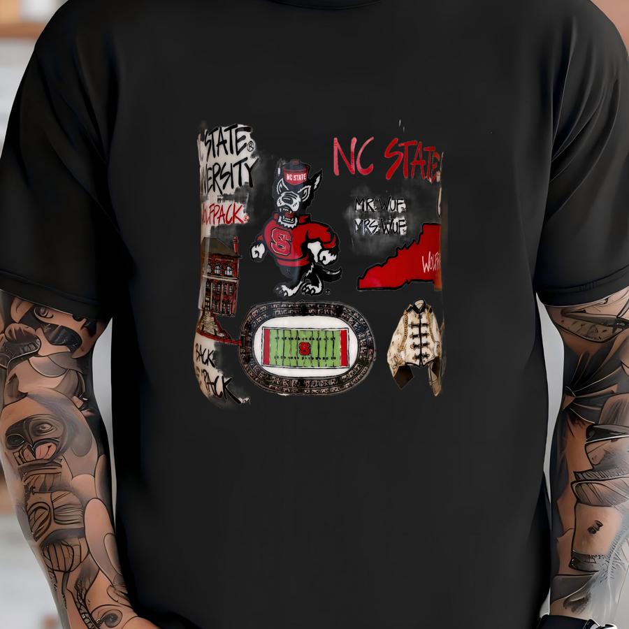 Licensed North Carolina State University, Nc State, Ceramic Coffee Mug With My Hand Poured, Soy Candle, Choose Your Scent T-shirt