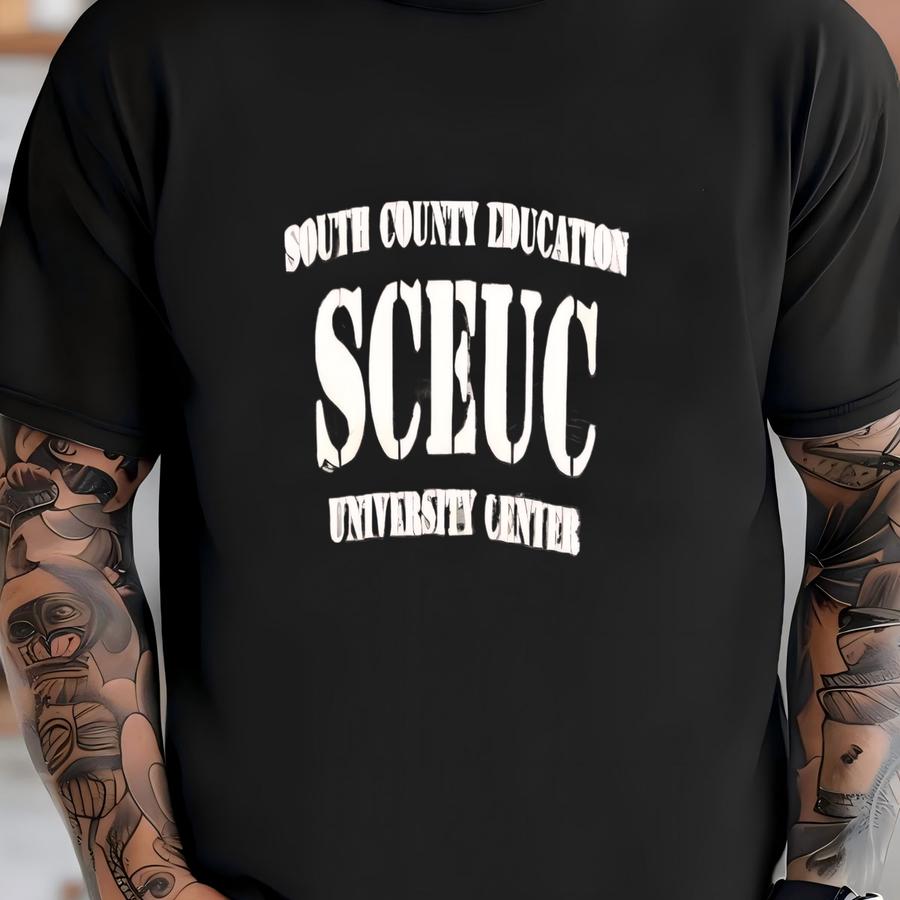 Vintage Sceuc South County Education University Center Spellout Crewneck Sweatshirt Xl Size T-shirt