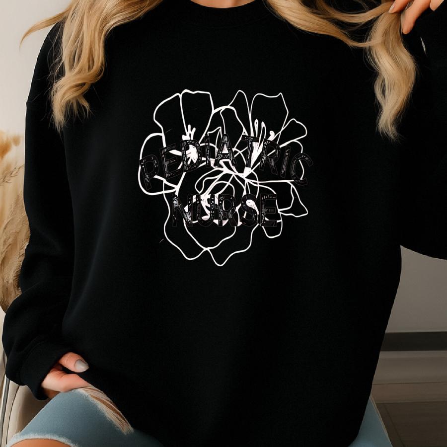 Pediatric Nurse Crewneck Shirt, Gift For Peds Nurse Sweatshirt Pediatric Nurse Crewneck Shirt, Gift For Peds Nurse Sweatshirt