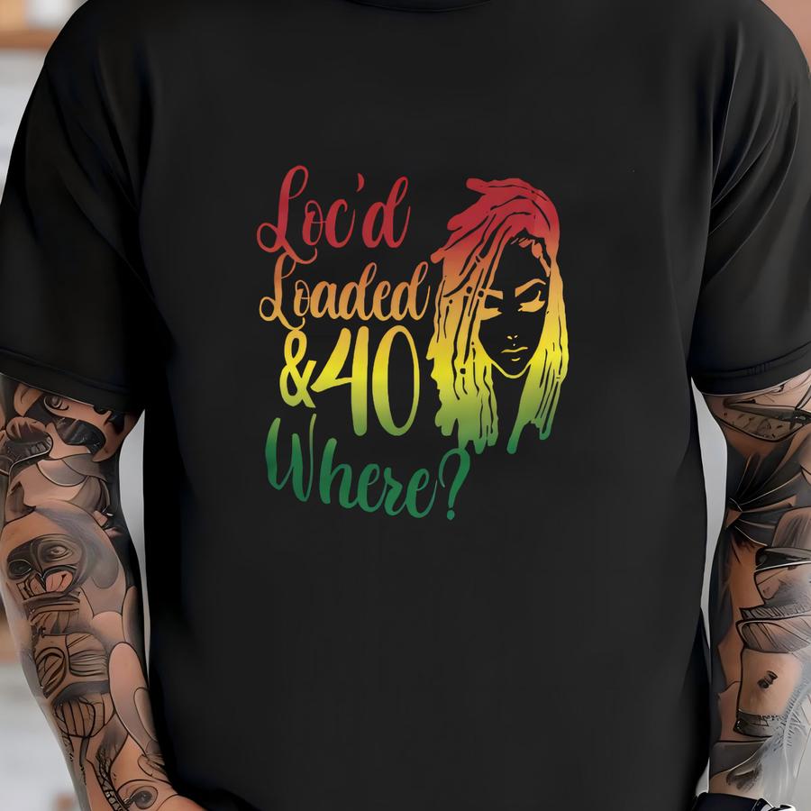 Loc'd Loaded 40 Hoodie T-shirt