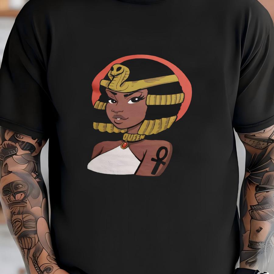 Powerful Black Queen Tee - Paying Homage To Iconic Female Leader Cleopatra T-shirt