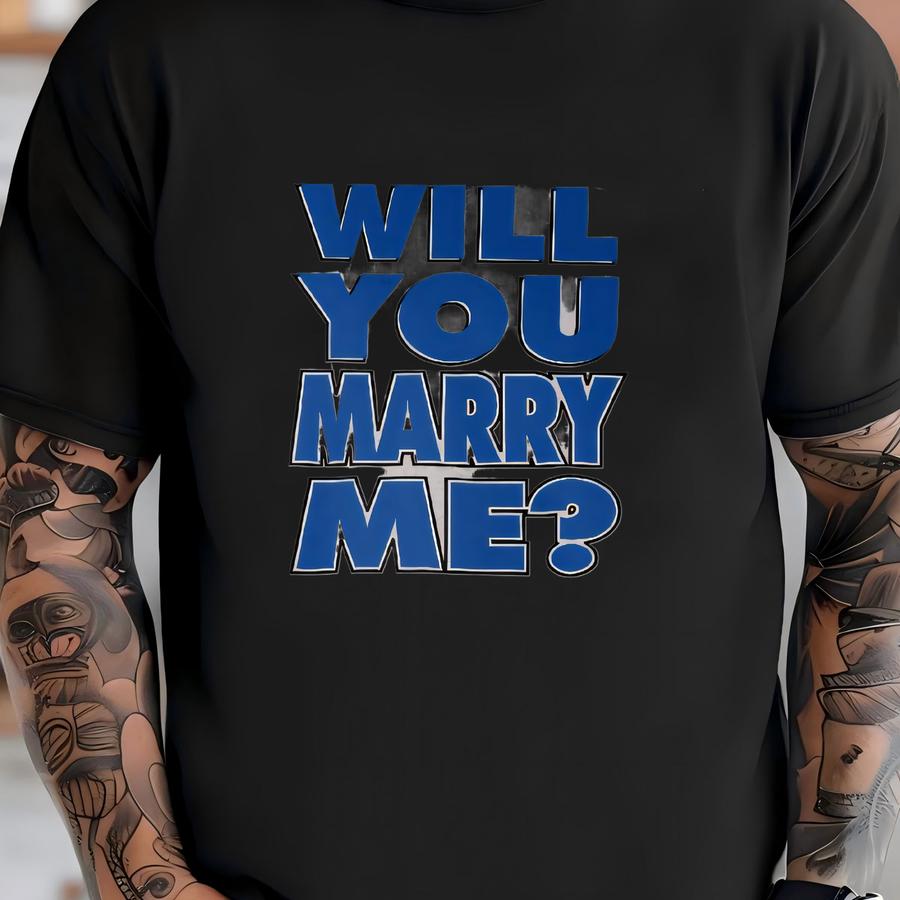 Will You Marry Me? Wedding Valentine Adult Hoodie | Made To Order With Love T-shirt