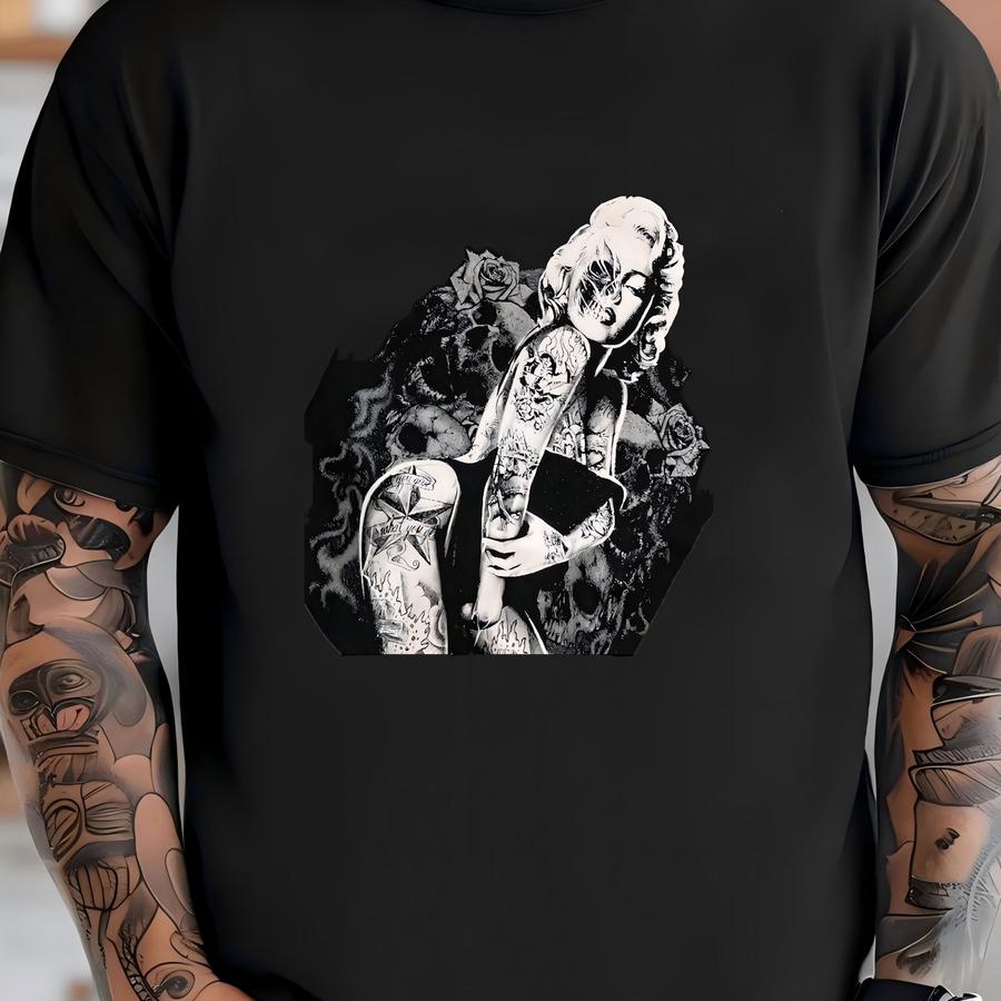 Marilyn / Available In Tee, Crewneck, Hoodie, Tank, Long Sve T-shirt