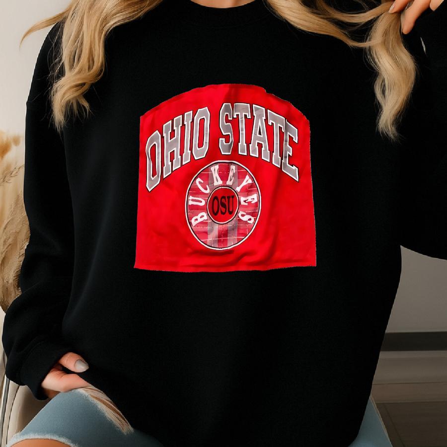 Ohio State University Flannel | Osu Flannel | College Flannel | Collegiate Apparel | Unisex Ohio State Shirt Sweatshirt