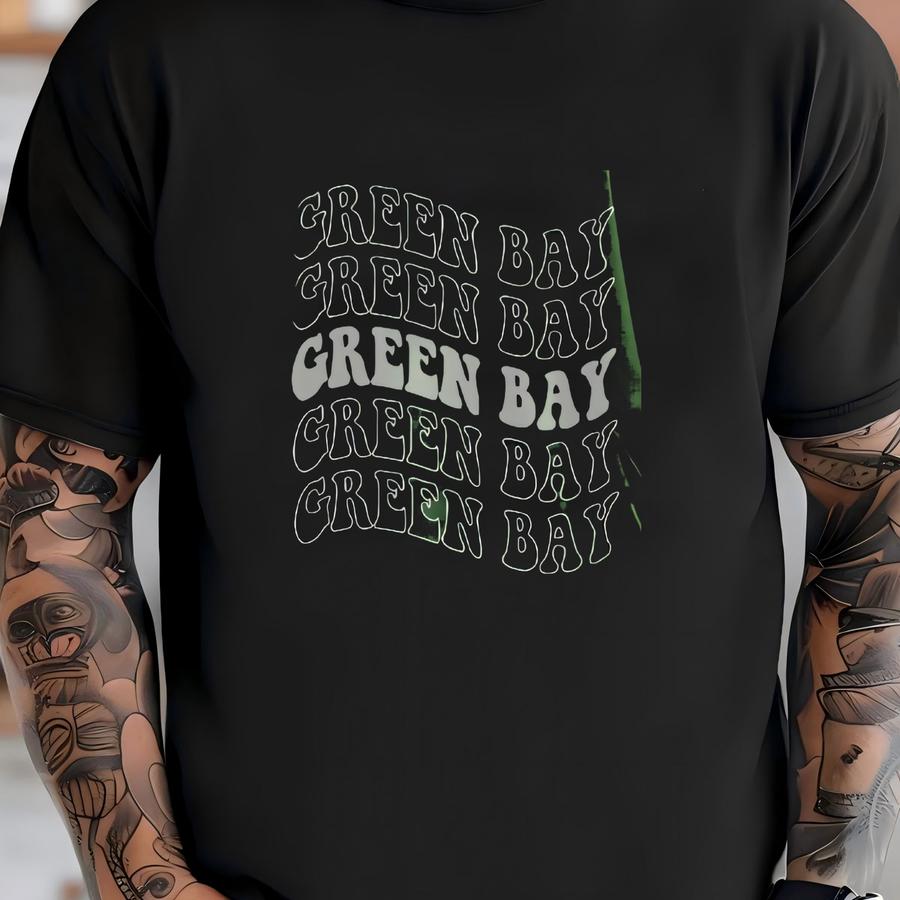 Funky Green Bay Sweatshirt - Unisex - Funky Green Bay Hoodie T-shirt