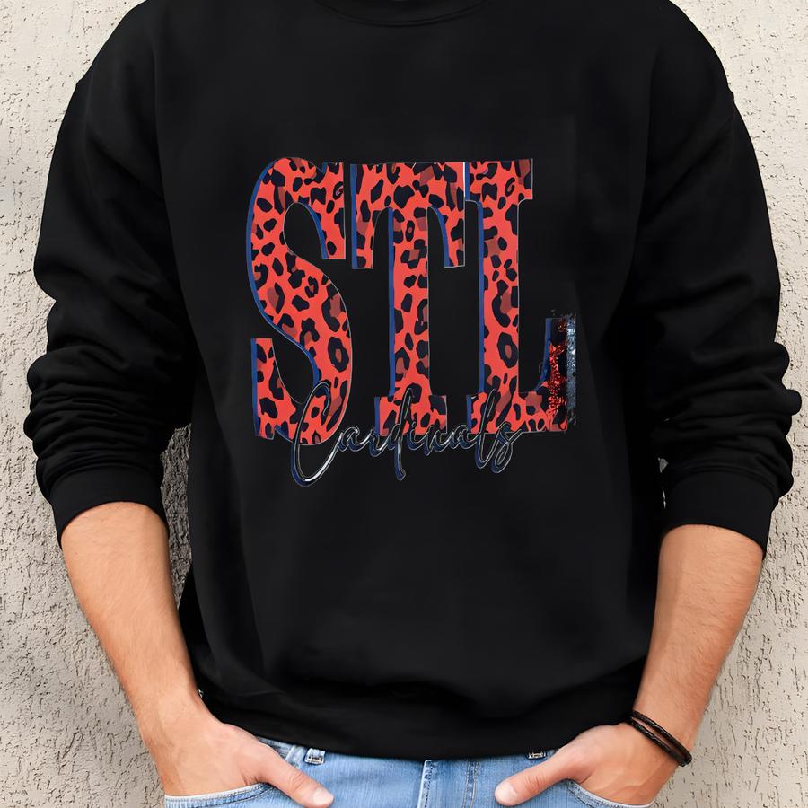 Stl Cardinals Shirt | Bleached Shirt | Cardinals Baseball | St. Louis Cardinals Bleached Shirt | Sweatshirt