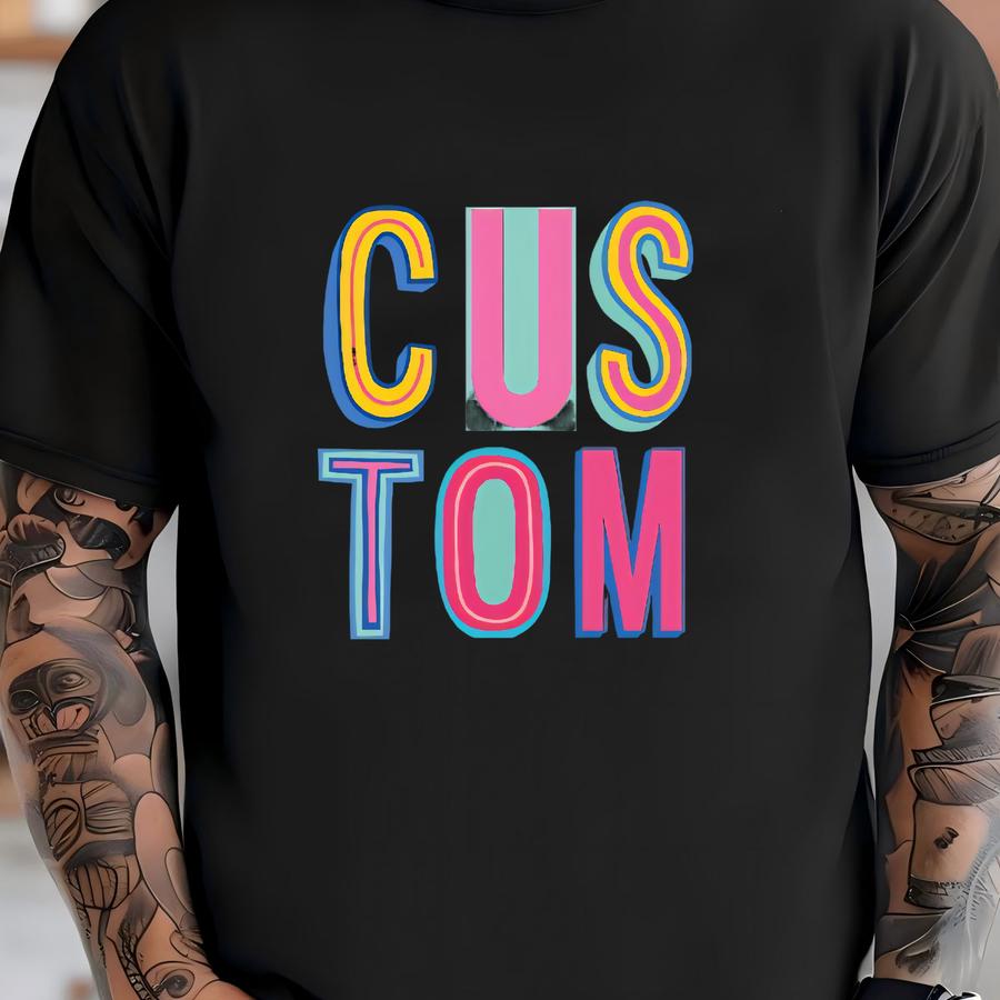 Colorful Team Mascot Tops/sweatshirts/hoodie-various Styles-youth Or Adult-add Custom Text T-shirt