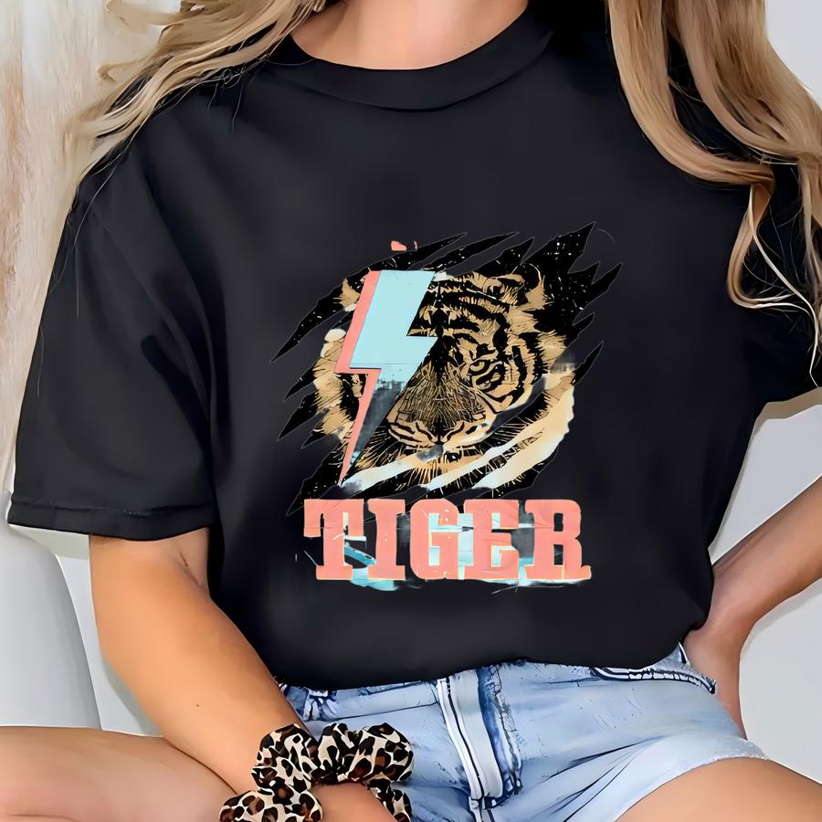 Easy Tiger Graphic Tee, Bella Canvas Unisex Jersey Short Sve T Shirt, Women's Fashion Hoodie T-shirt